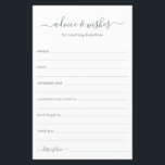 Beratung und Wünsche<br><div class="desc">Diese einfachen,  eukalyptus-grünen und weißen,  modernen,  minimalistischen,  handgeschriebenen Skript-Advice & Wishings-Blätter sind perfekt für Brautparty-,  Probe- oder Hochzeitsgäste. Die Menschen werden die Liebe haben,  die Anweisungen zu bekommen - sie machen es so einfach,  liebende Ratschläge und gute Wünsche verlassen. Sie werden noch auf Jahre geschätzt.</div>