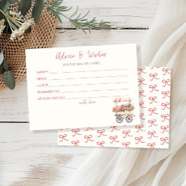 Beratung und Wünsche Blume Market Brautparty Card Einladung