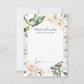 Beratung und Wünsche | Boho Abschluss-Abschlusskar Dankeskarte (Vorderseite)