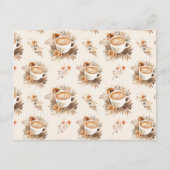 Beratung und Wünsche Coffee Brautparty Card Einladung (Rückseite)