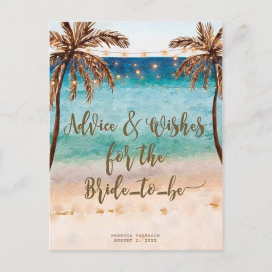 Beratung und Wünsche der Braut als Postkarten (Vorderseite)