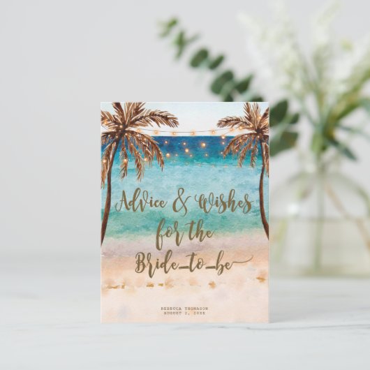 Beratung und Wünsche der Braut als Postkarten (Stehend Vorderseite)