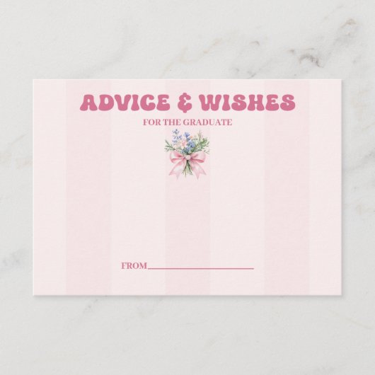 Beratung und Wünsche der Uni Begleitkarte (Vorderseite)