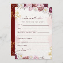 Beratung und Wünsche für Braut und Bräuche