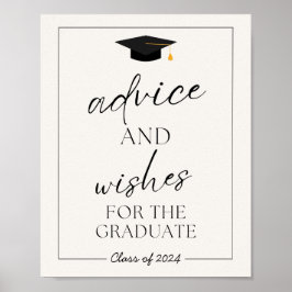 Beratung und Wünsche für das Abitur Poster