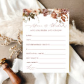 Beratung und Wünsche für das Brautparty von Braut Hinweiskarte