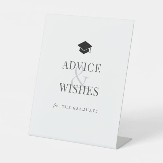 Beratung und Wünsche für den Abschluss Sockelschild (Vorderseite)