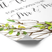 Beratung und Wünsche für Herrn und Frau. Poster (Ecke)