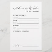 Beratung und Wünsche für moderne kalligraphische A (Vorderseite)