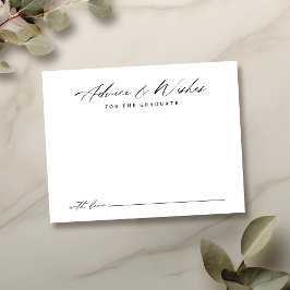 Beratung und Wünsche für moderne kalligraphische A Mitteilungskarte