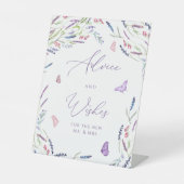 Beratung und Wünsche für Wasserfarben Sockelschild (Vorderseite)