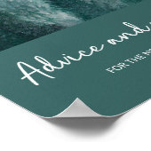 Beratung und Wünsche von Pine Tree Forest Poster (Ecke)