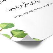 Beratung und Wünsche von Sonnenblumen für Neugebor Poster (Ecke)