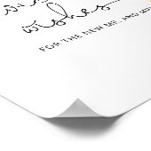 Beratung und Wünsche von Sonnenblumen für Newlywed Poster (Ecke)