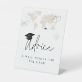 Beratung und Wünsche Weltreise Abschluss Sockelschild (Vorderseite)