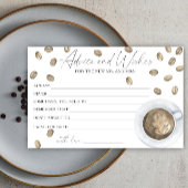Beratung und Wünsche zum Brautparty des Kaffees Briefpapier
