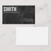 Beratung | Unternehmen | Marmor | FÜHRUNGSKRAFT Visitenkarte (Vorne/Hinten)