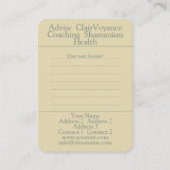 Beratung - Visitenkarte (Rückseite)