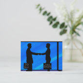 Beratung von Visitenkarten Visitenkarte (Stehend Vorderseite)