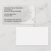 Beratung von Visitenkarten zum Missbrauch von Subs Visitenkarte (Vorne/Hinten)