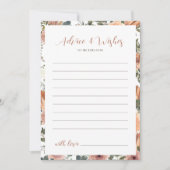 Beratung & Wünsche Blush Floral Fall Brautparty (Vorderseite)