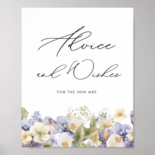 Beratung & Wünsche Brautparty Tee Party Poster (Vorne)