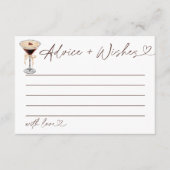 Beratung & Wünsche Duschgel Espresso Martini Begleitkarte (Vorderseite)