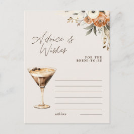 Beratung & Wünsche Espresso Martini Duschspiel Postkarte