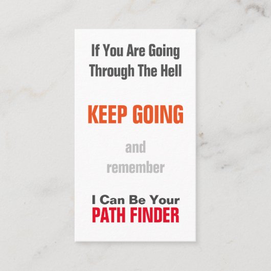 Beratungsunternehmen Visitenkarte (Vorderseite)