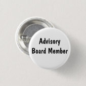 BeratungsVorstandsmitglied Button (Vorne & Hinten)