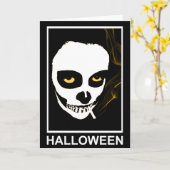 berauschende Todeshalloween Karte (Gelbe Blume)