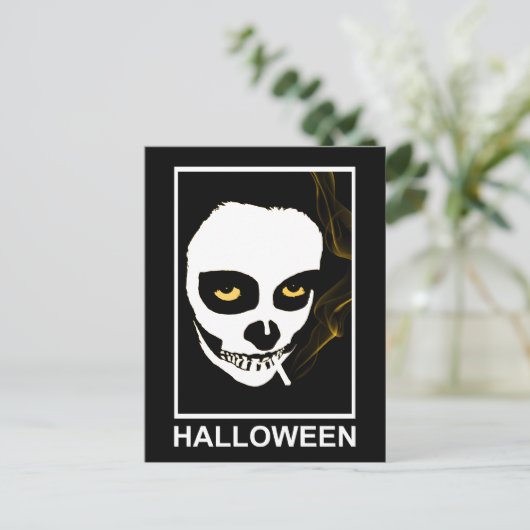 berauschende Todeshalloween Postkarte (Stehend Vorderseite)
