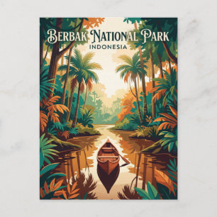 Berbak-Nationalpark Indonesien Postkarte