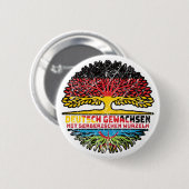 Berber Berberisch Deutsch Deutschland Baum Wurzel Button (Vorne & Hinten)