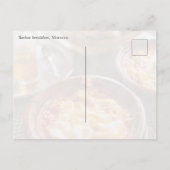 Berber Breakfast Moroccan Shakshuka Travel Photo Postkarte (Rückseite)