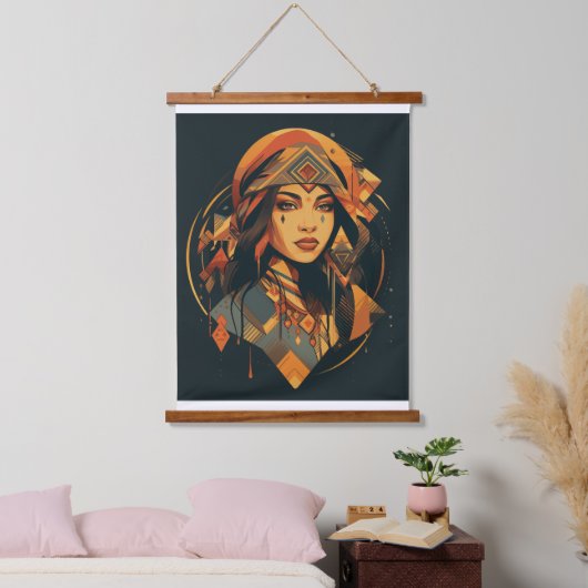 Berber Brilliant Wandteppich Mit Holzrahmen (Schlafzimmer)