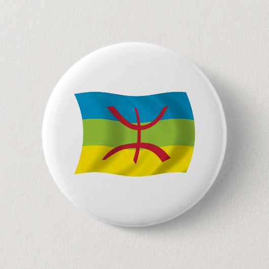 Berber-Flagge-Button Button (Vorderseite)