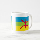 Berber-Flagge Kaffeetasse (VorderseiteRechts)