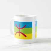 Berber-Flagge Kaffeetasse (Vorderseite Links)