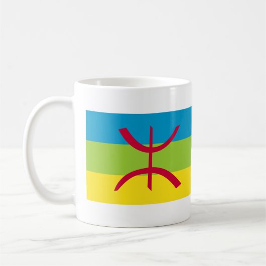 Berber-Flagge Kaffeetasse (Links)