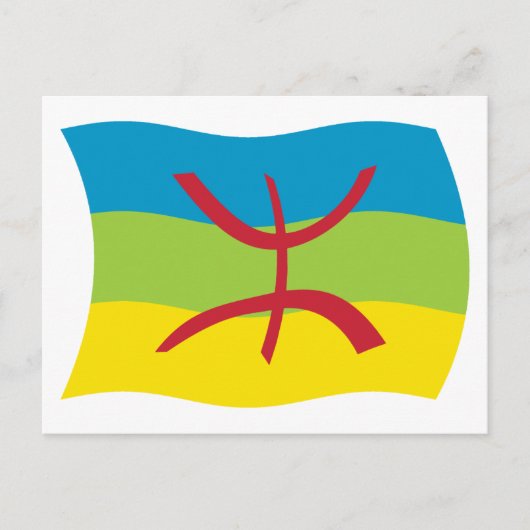 Berber-Flagge Postkarte (Vorderseite)