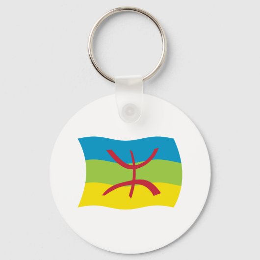 Berber People Flag Schlüsselanhänger (Vorderseite)
