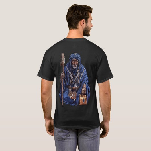 Berber-T-Shirt T-Shirt (Schwarz voll)