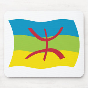 Berber-Volks-Flagge-Mauspad Mousepad