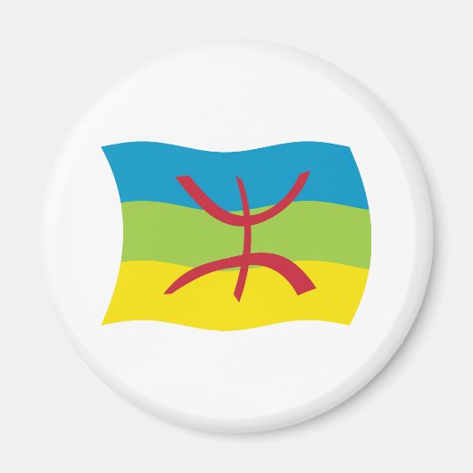 Berber-Volks-Flaggenmagnet Magnet (Vorne)