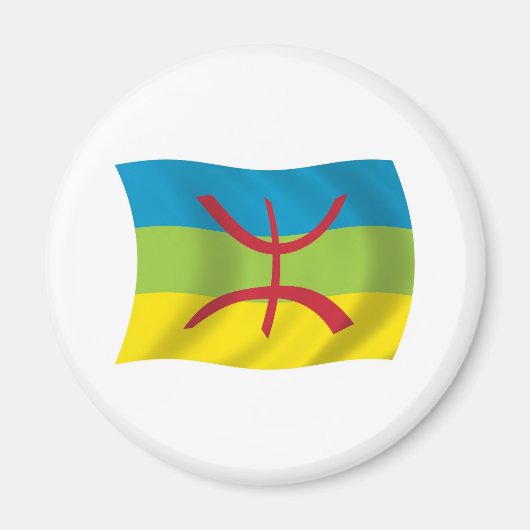 Berber-Volksflagge-Magnet Magnet (Vorne)
