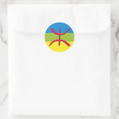 Berbere Amazigh Runder Aufkleber (Tasche)