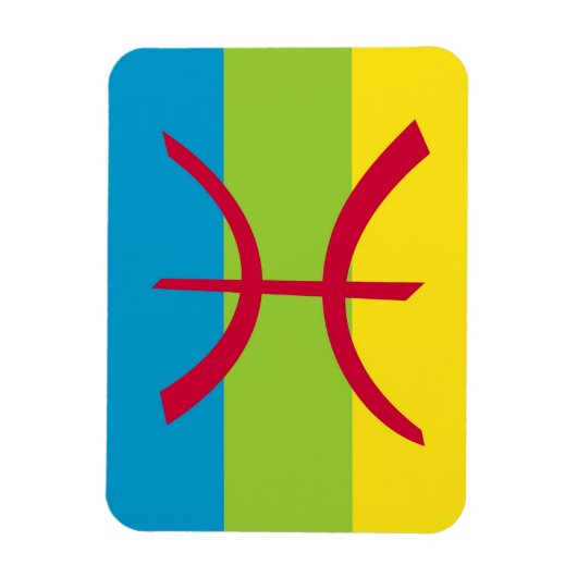 Berberflagge Magnet (Vertikal)