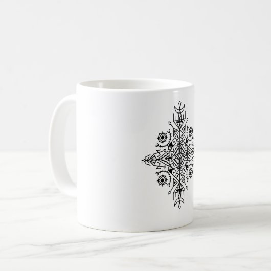 Berberform Kaffeetasse (Vorderseite Links)