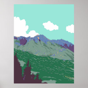 Berchtesgaden Alpen bei Obersalzberg Deutschland W Poster
